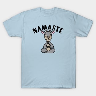 Namaste Goat Yoga Fitness Funny T-Shirt